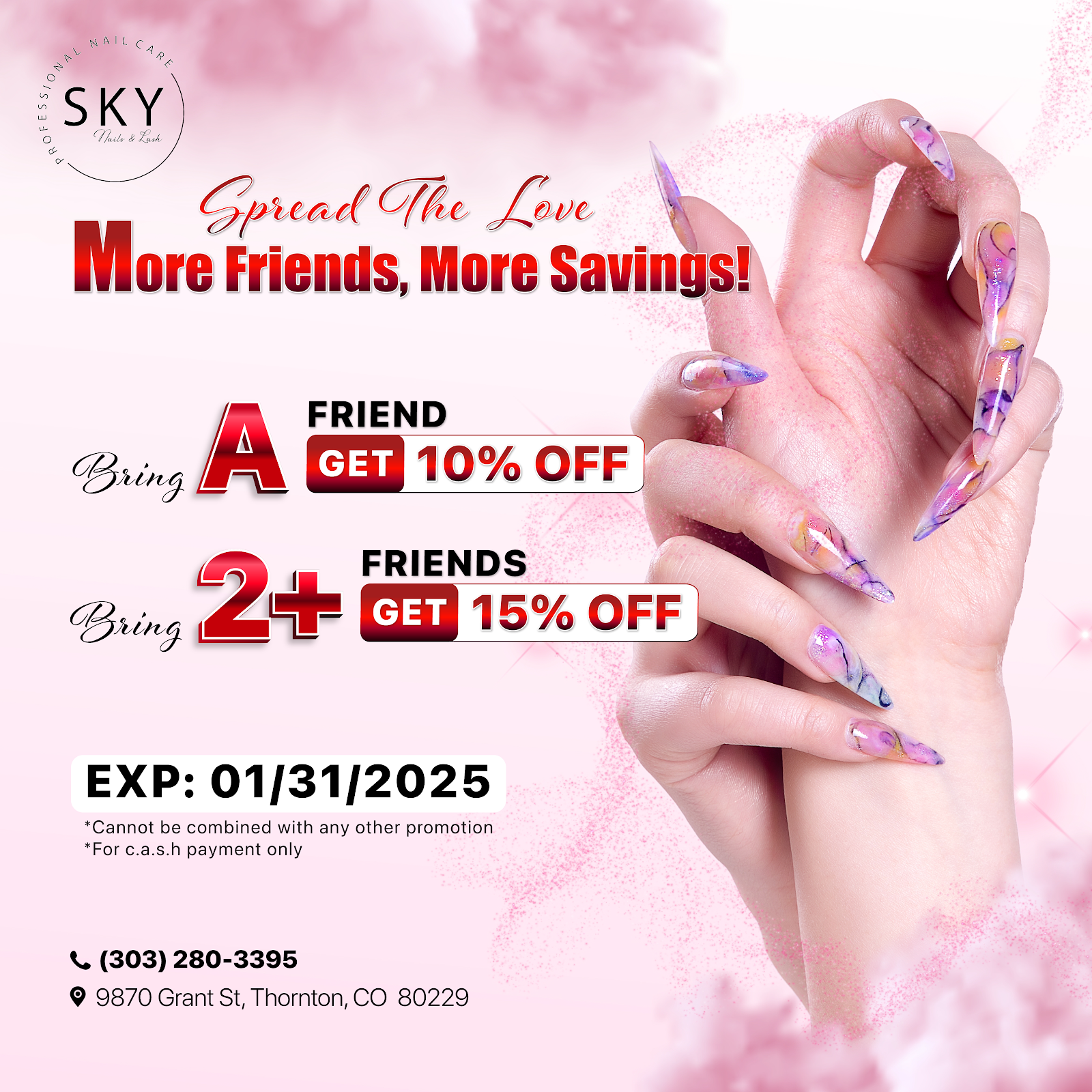 Sky Nails & Lash logo